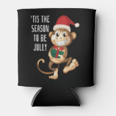 モンキーアニマルクリスマス 缶クーラー (正面)