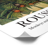 モンキーアンドオウムヴァージンフォレストアンリルーソー ポスター (角)