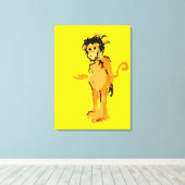 モンキーインク キャンバスプリント (インサイチュ (ウッドフロア))