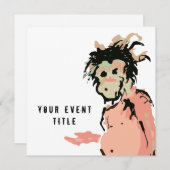 モンキーインク 招待状 (正面/裏面)