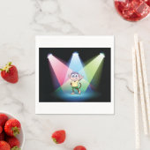 モンキーインスポットライト紙ナプキンス スタンダードカクテルナプキン (インサイチュ)