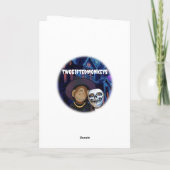 モンキーウィッチハロウィングリーティングカード カード (裏面)