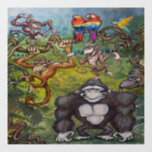 モンキーウィンドウにしがみつく ウィンドウサイン (シート)