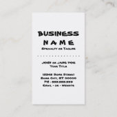 モンキーウッドプリント 名刺 (裏面)