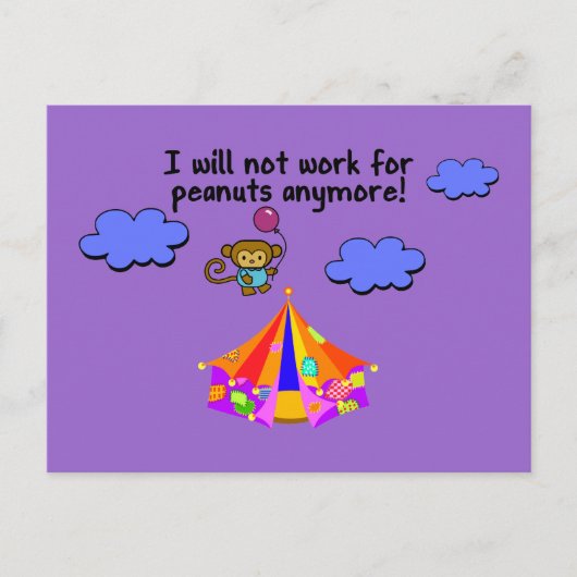 モンキーエスケープサーカス ポストカード (正面)