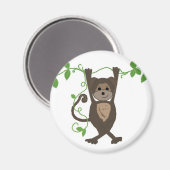 モンキーオンザつる植物 マグネット (正面/裏面)