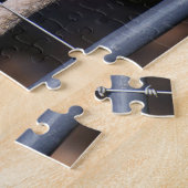 モンキーオンフェンスおもしろい引用文パズル ジグソーパズル (側面)