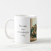 モンキーオーケストラのマグカップ コーヒーマグカップ (左)