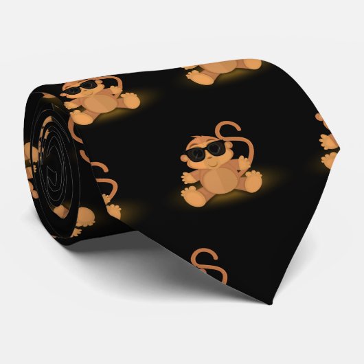 モンキーカッコいい ネクタイ (ロール)