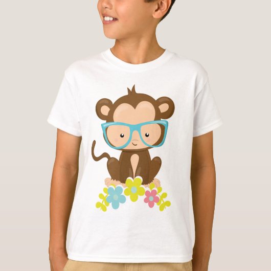 モンキーキッ頭が切れるドズハンドルTAGLESS® Tシャツ (正面)