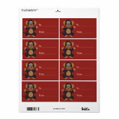 モンキーギフトラベル ラベル (フルシート)