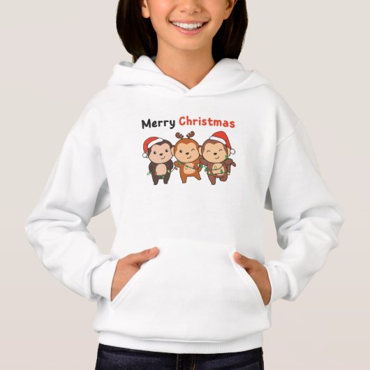 モンキークリスマス動物モンキーメリークリスマス (正面)