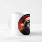 モンキークリスマス コーヒーマグカップ (正面左)