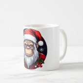 モンキークリスマス コーヒーマグカップ (正面右)