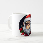 モンキークリスマス コーヒーマグカップ (正面左)