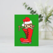 モンキークリスマス シーズンポストカード (スタンド正面)