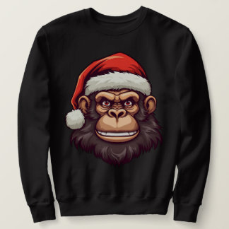モンキークリスマス スウェットシャツ