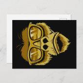 モンキークールゴリラ モダンポップ・アートの絵画| シーズンポストカード (正面/裏面)