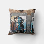 モンキーグラフィティスロークッション41 x 41 cm クッション (裏面)