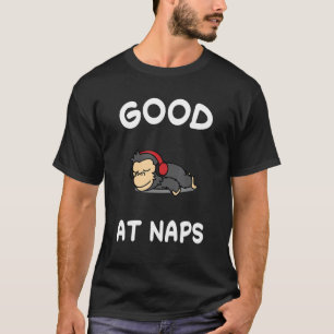 モンキーゴリラゴリラ昼寝スリーピングパジャマ Tシャツ