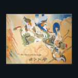 モンキーサンウコンアート中国のはがき ポストカード<br><div class="desc">これはSun WuKong、猿の王、「西への旅」から、文学の叙事詩中国のである。80年代のテレビシリーズ「モンキー」の彼を覚えているかもしれない。これは実絵画は私のリビングぶら下がったの壁から持っている物だ。何年も前に中国のアーティストに特別に依頼された。</div>