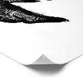 モンキーサングラス服を着てオリジナルアート ポスター (角)