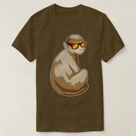 モンキーサングラス Tシャツ (デザイン正面)
