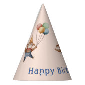 モンキーサーカスお洒落バースデーパーティー パーティーハット (左)