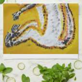 モンキーサーカスアート キッチンタオル (折り畳み)