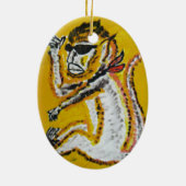 モンキーサーカスアート セラミックオーナメント (裏面)