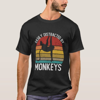 モンキーシャツのヴィンテージ猿に気を取られる Tシャツ