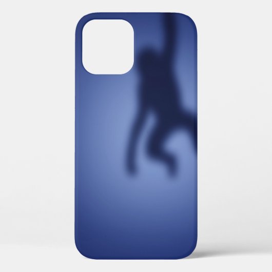 モンキーシルエットケースメイトiPhoneケース Case-Mate iPhoneケース (裏面)