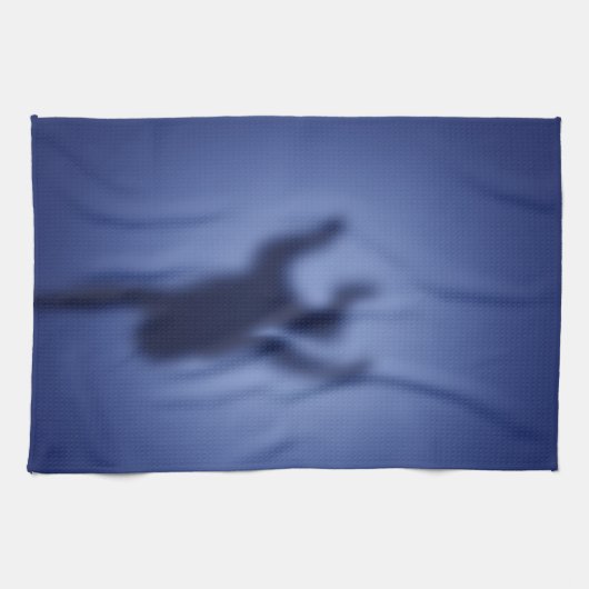 モンキーシルエット キッチンタオル (横)