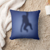 モンキーシルエット クッション (ブランケット)