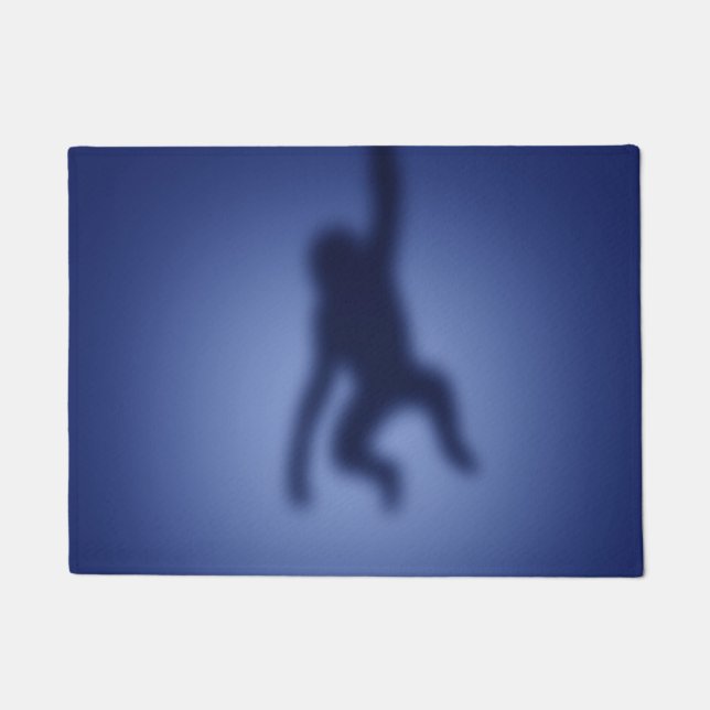 モンキーシルエット ドアマット (正面)