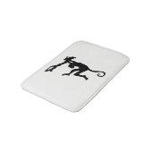 モンキーシルエット バスマット (アングル)