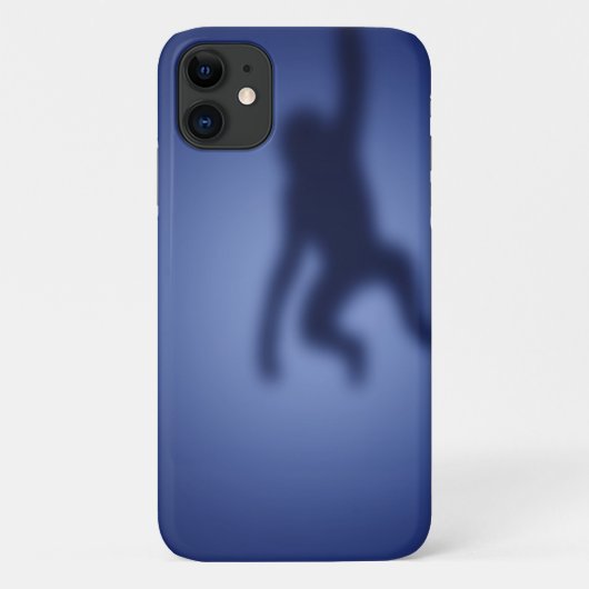 モンキーシルエット Case-Mate iPhoneケース (裏面)