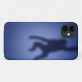 モンキーシルエット Case-Mate iPhoneケース (裏面(横))