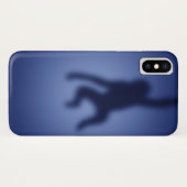 モンキーシルエット Case-Mate iPhoneケース (裏面(横))