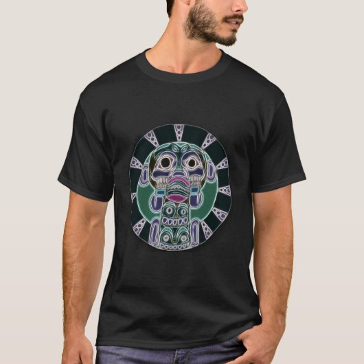 モンキーシートライバルフォークアート Tシャツ (正面)