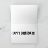 モンキーシーモンキードゥーハッピーバースデーカード カード (内部)