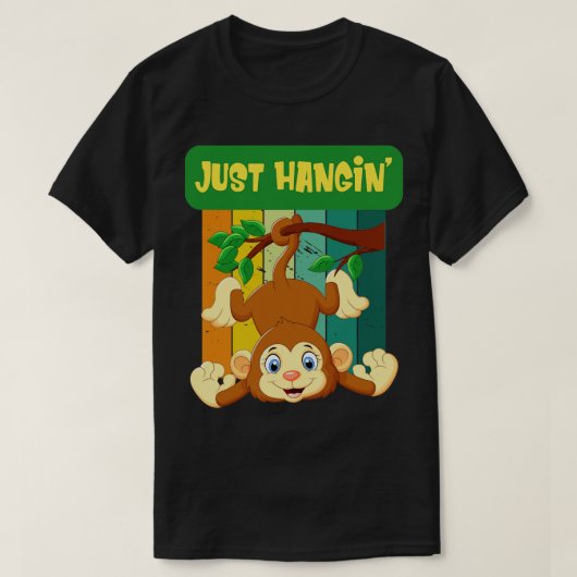 モンキージャストハンギン Tシャツ (デザイン正面)
