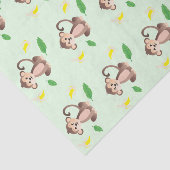 モンキージャングルトロピカルリーフバナナ皮むいた緑 薄葉紙 (詳細)