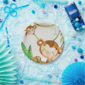 モンキージャングルパーティー ペーパープレート (パーティー)