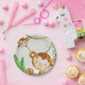 モンキージャングルパーティー ペーパープレート (パーティー)