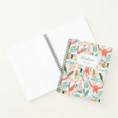 モンキージャングル動物の熱帯葉動物 ノートブック (内部)