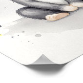 モンキージャングル子供部屋ウォールアート ポスター (角)