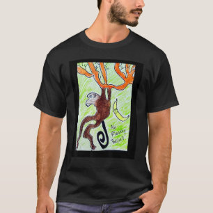 モンキースイング枝カッコいいデザイン Tシャツ