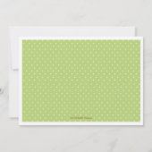 モンキースウィートモダンニュートラルベビーシャワー招待状 招待状 (裏面)