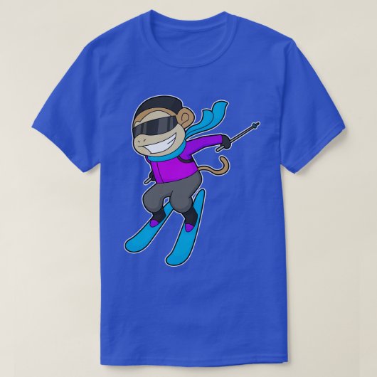 モンキースキーヤスキー Tシャツ (デザイン正面)